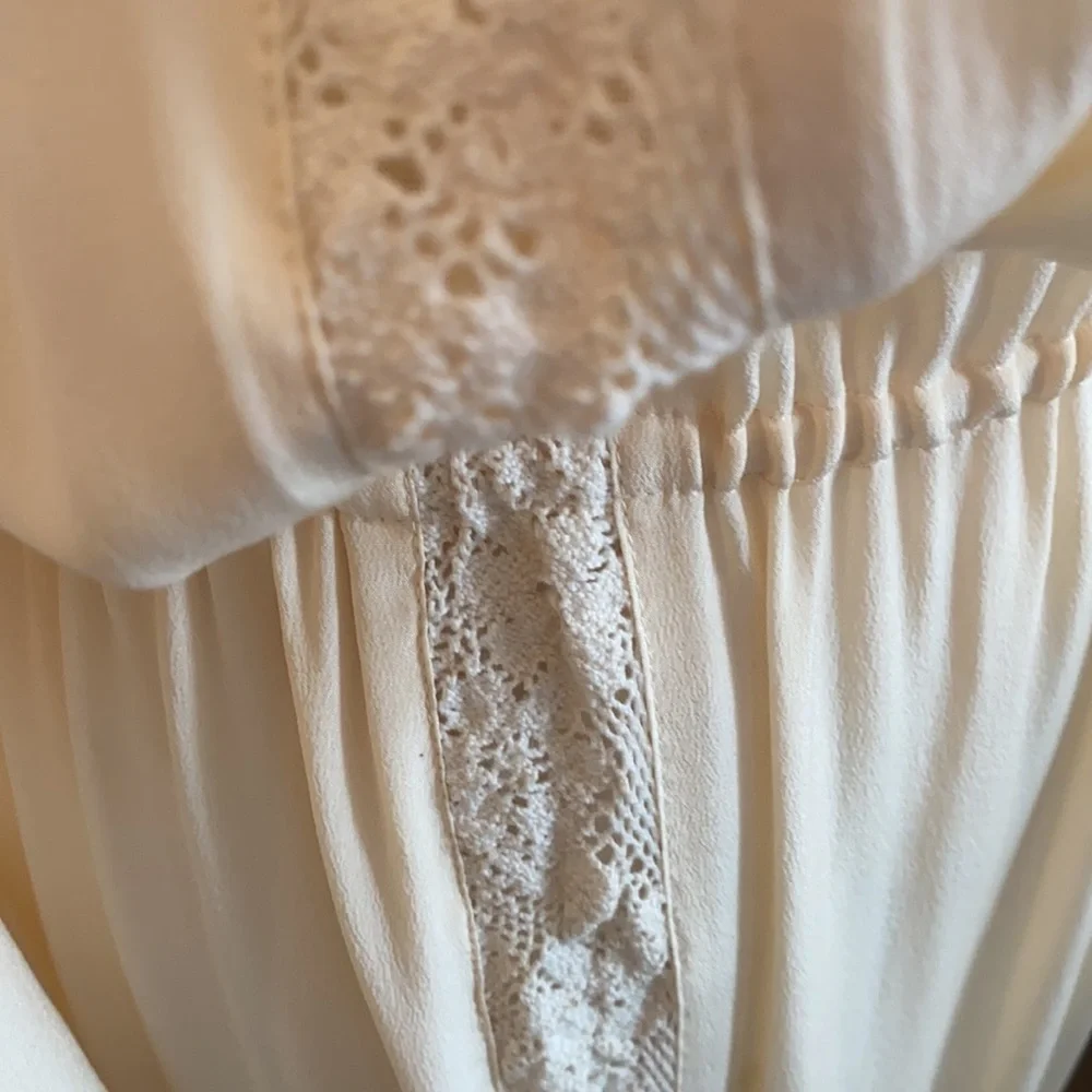 Haute Hippie Silk Lace Maxi Dress - Picture 4 of 7
